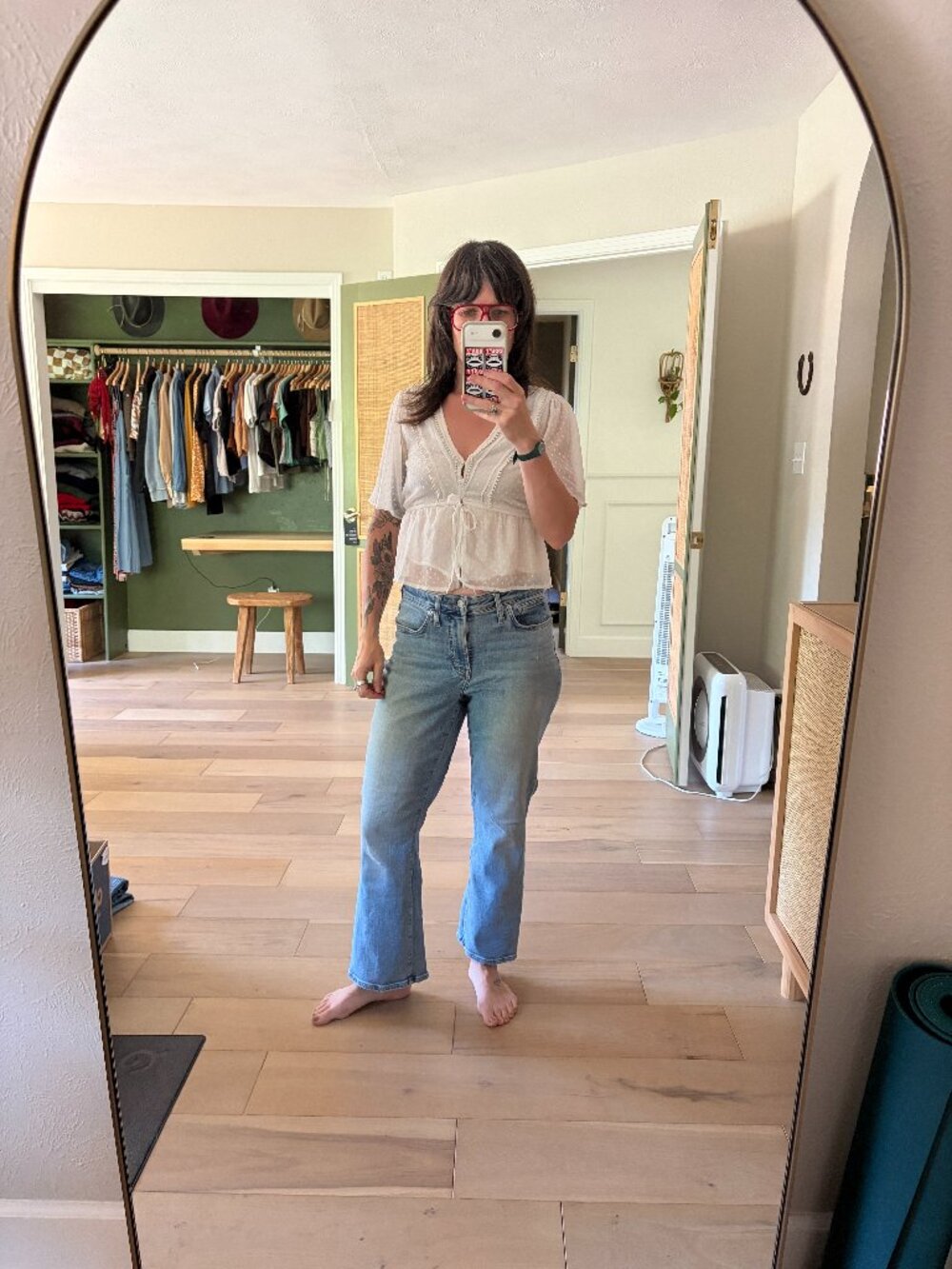 Madewell: Mid-Rise Kick Out Jeans